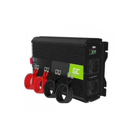 Green Cell INVGC12 adaptateur de puissance & onduleur Auto 3000 W Noir