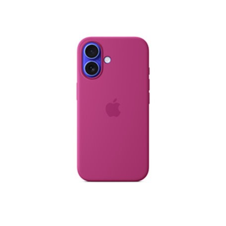Apple Coque en silicone avec MagSafe pour iPhone 16 - Fuchsia