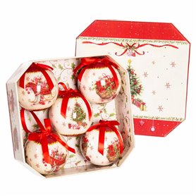 Boules de Noël Multicouleur Papier Polyfoam 7