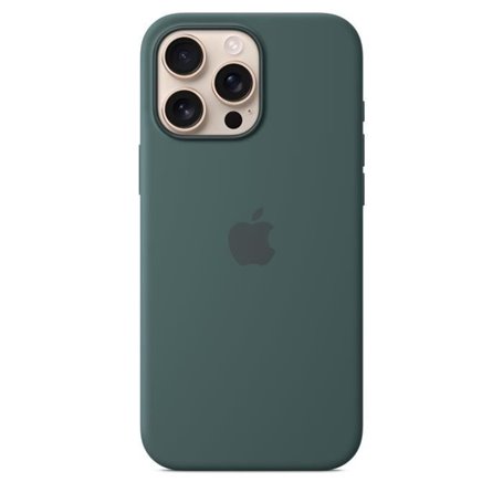 APPLE iPhone 16 Pro Max - Coque en silicone avec MagSafe - Lake Green