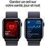 Apple Watch SE GPS + Cellular - 44mm - Boîtier Midnight Aluminium - Bracelet Ink Sport Loop