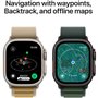 Apple Watch Ultra 2 GPS + Cellular - 49mm - Boîtier Natural Titanium - Bracelet Blue Trail Loop - S/M