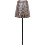 Lampe solaire - GARDEN ID Or - Ø12 h70 cm - Autonomie 6-8h - Pied stabilisateur - Bouton on/off - Sans câblage - Pile AAA.