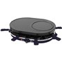Appareil a raclette - LITTLE BALANCE - Multi cheese - 1200 W - 8 personnes - Grill / crepe amovible - Bleu nuit