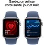 Apple Watch SE GPS + Cellular - 40mm - Boîtier Silver Aluminium - Bracelet Denim Sport Band - S/M