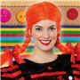 Perruque avec des tresses Orange 118950