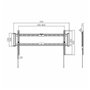 AISENS WT90F-235 support pour téléviseur 2,29 m (90") Noir