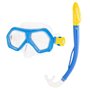 Masque de Plongée avec Tube pour Enfants AquaSport Bleu (4 Unités)