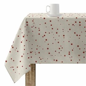 Nappe enduite antitache Belum Merry Christmas Beige 180 x 200 cm