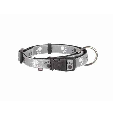 Collier pour Chien Trixie Silver Reflect Noir Gris XS/S 22-35 cm