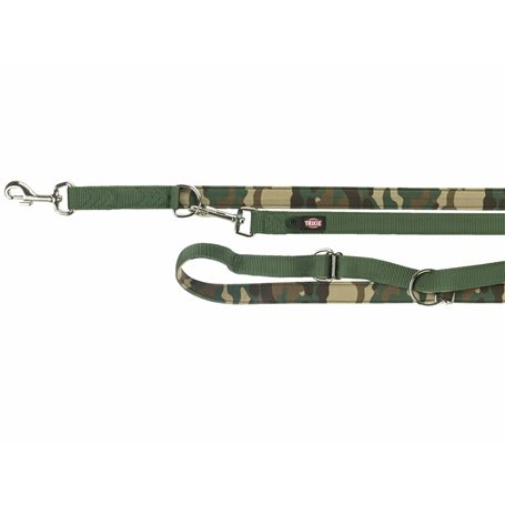 Laisse réglable pour chien Trixie Premium Vert L/XL