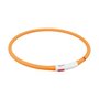 Collier à LED pour Animaux Trixie Orange Taille unique