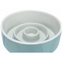 Mangeoire pour chiens Trixie Slow Feeding Bleu Gris Ø 14 cm 450 ml