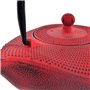 Théière DKD Home Decor Rouge Noir Fonte (1000 ml) (2 Unités)