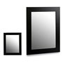 Miroir mural Noir Bois Verre (1 uds)