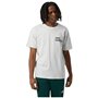 T-shirt à manches courtes homme New Balance Nb Essentials Graphic 1 Sah Blanc