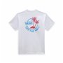 T-shirt à manches courtes homme Vans Classic Mini Dual Palm Blanc