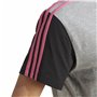 T-shirt à manches courtes femme Adidas 3S Cr Gris