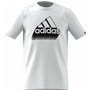 T-shirt à manches courtes enfant Adidas B Bos Retro Blanc