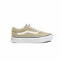 Baskets Casual pour Femme Vans Ward Platform Cnvs Elm Beige Marron Clair