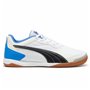Chaussures de Futsal pour Adultes Puma Pressing Iv Blanc Bleu