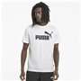 T-shirt à manches courtes homme Puma 586666 02 Blanc (1 Unité)