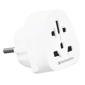 Verbatim WTEU-02 adaptateur prise d'alimentation Type F Universel Blanc