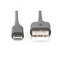 Câble USB vers micro USB Digitus AK-300110-010-S Noir 1 m