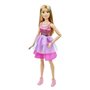 Barbie Tres grande poupée blonde 71 cm, robe rose irisée, Barbie Fashionista A Partir De 3 Ans, HJY02