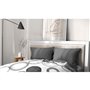 Lot de 2 taies d'oreiller - HOME LINGE PASSION - 50 x 70 cm - Gris anthracite