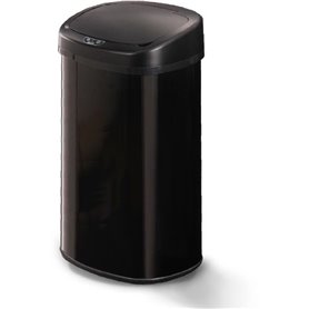 Poubelle de cuisine automatique - MAJESTIC - KITCHEN MOVE - 58 L - Inox noir mat avec cerclage