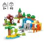 LEGO DUPLO Ma ville 10446 Familles d'animaux sauvages 3-en-1 - Jeux d'éveil avec animaux