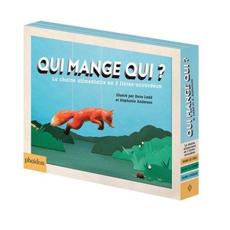 Qui mange qui ? La Chaine alimentaire en 3 livres-accordéon