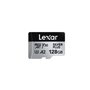 Carte Micro SD Lexar High Performance SILVER PLUS 128 GB