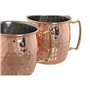 Ensemble de 2 mugs Home ESPRIT Doré 480 ml