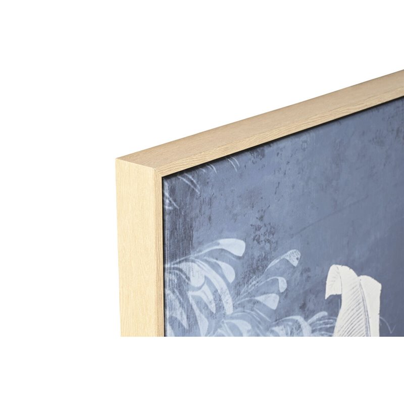 Image secondaire de Cadre Home ESPRIT Bleu Palmiers Tropical 180 x 4 x 120 cm (3 Pièces)