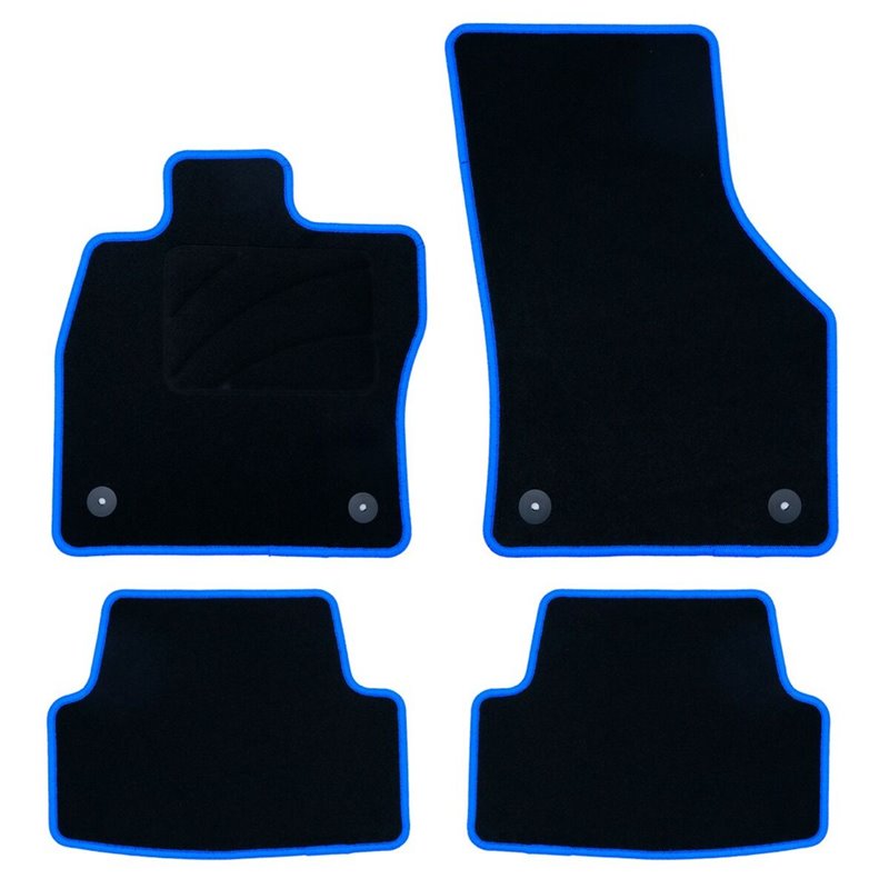 Image secondaire de Set de tapis de voitures OCC Motorsport OCCVW0022BL VOLKSWAGEN GOLF VII Bleu 5 Pièces