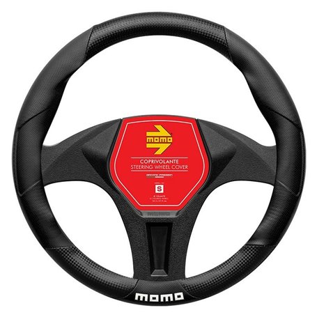 Housse pour volant MOMO MOMLSWC016CBS Noir Carbone