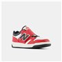 Chaussures de Sport pour Enfants New Balance 480 HOOK LOOP Blanc Rouge Tomate