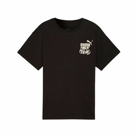T shirt à manches courtes Enfant Puma Essenntials+ Mid 90S Graphic Noir