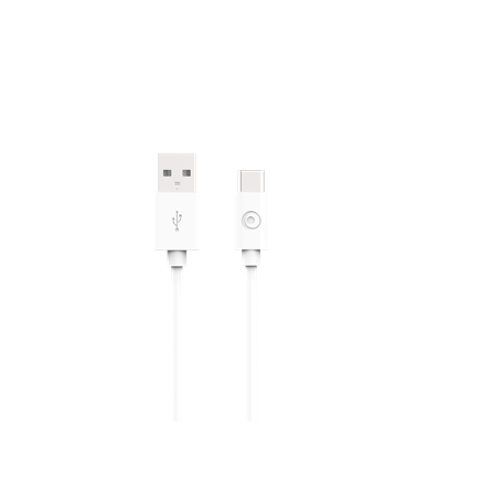 Câble USB A/USB C 2m Blanc - 3A Bigben