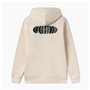Sweat à capuche homme Puma Essentials+ Graphic Hoodie Fz Beige