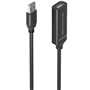 Câble USB Aisens A101-0916 Noir 15 m