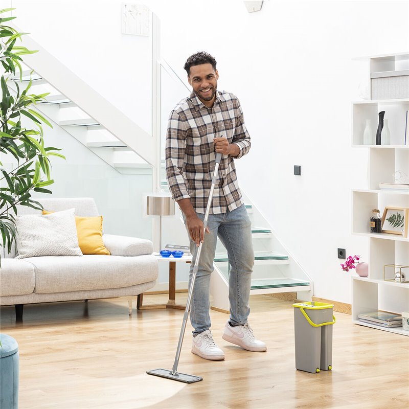 Image secondaire de Serpillère avec seau à double action Klirimop InnovaGoods