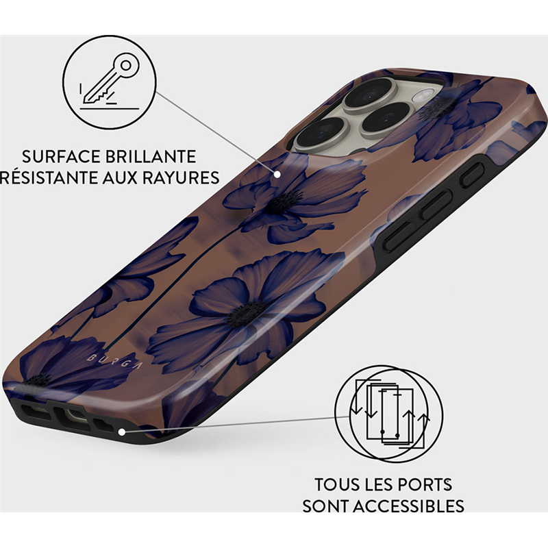 Image secondaire de Coque Tough iPhone 16 Pro Max Compatible MagSafe Velvet Night Burga