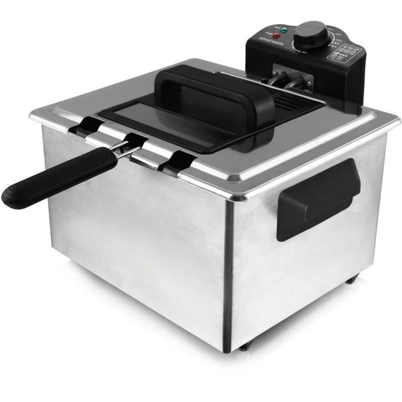 Friteuse - ARTHUR MARTIN - AMPFH50 5 L 2000 W 3 paniers Filtres anti odeurs - Inox