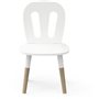 Ensemble table + chaises - FIMIANA - Style scandinave - Blanc mat / Chene kronberg - DEMEYERE