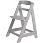 Chaise Haute Évolutive Sit Up III en Bois - ROBA - Réglable en Hauteur - Taupe