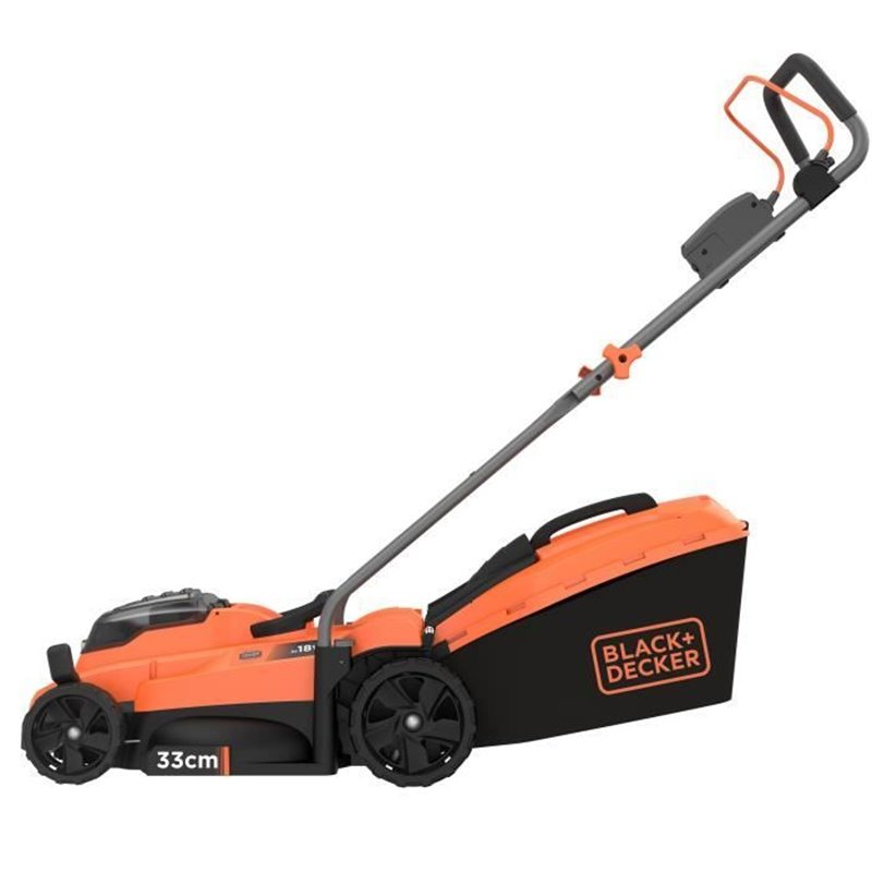 Image secondaire de BLACK+DECKER Tondeuse 18V BCMW3318L2-QW 33 cm - Jardin Jusqu'a 350 m² - 35 L avec 2 Batteries et 1 Chargeur
