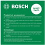 Laser lignes Bosch - Quigo Green (Livré avec 2 piles, une pince universelle MM2 et 1 adaptation de fixation)